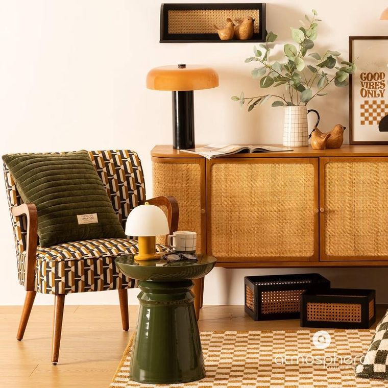 Atmosphera, Rick, lampa grzybek, 21 cm