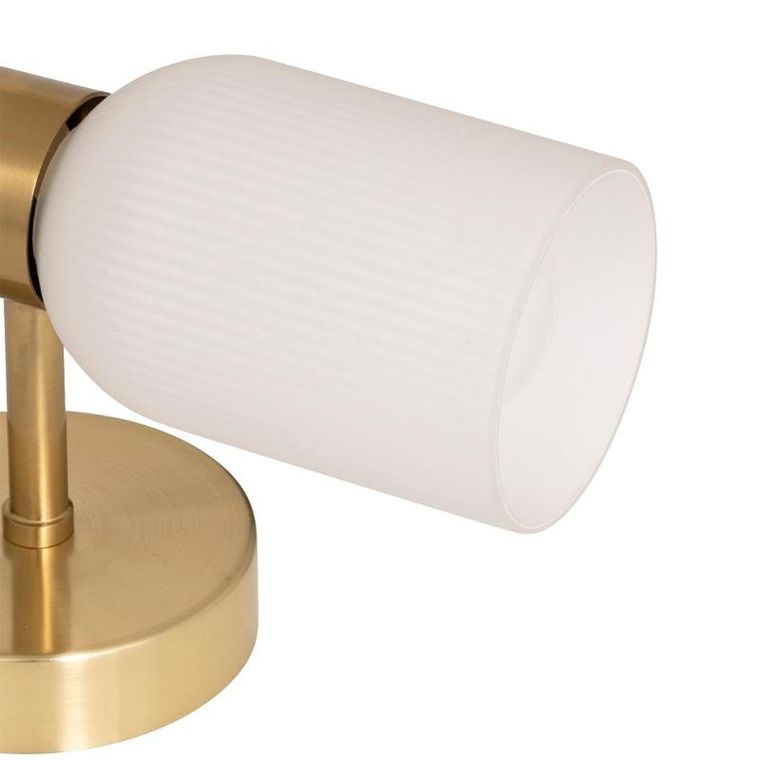 Atmosphera, Rio, szklany kinkiet ścienny, 2 źródła światła, wys. 26,5 cm