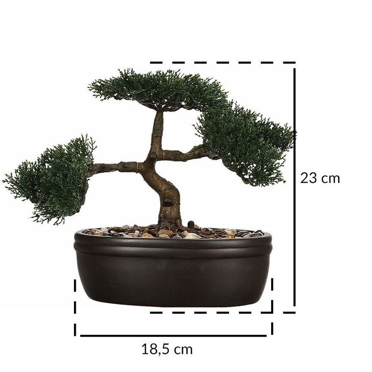 Atmosphera, sztuczna roślina dekoracyjna, bonsai, 23 cm