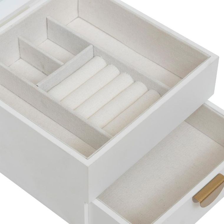 Atmosphera, Wild Romance, szkatułka na biżuterię z lusterkiem, 20-19,5-13,5 cm