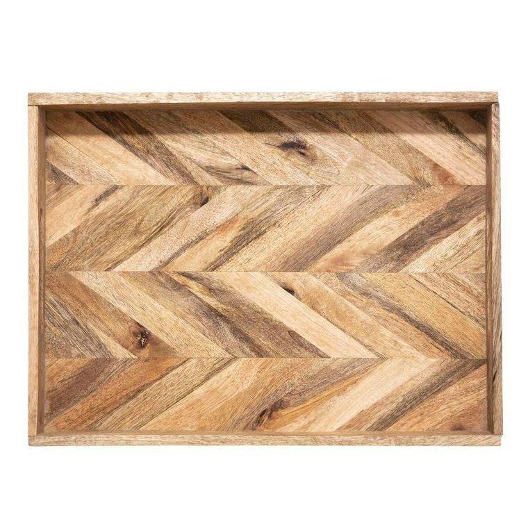 Atmosphera, zestaw drewnianych tac, 2 szt., Wild