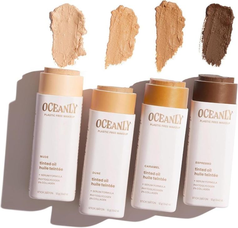 Attitude, Oceanly, olejek koloryzujący, tined oil serum, Caramel, 12 g