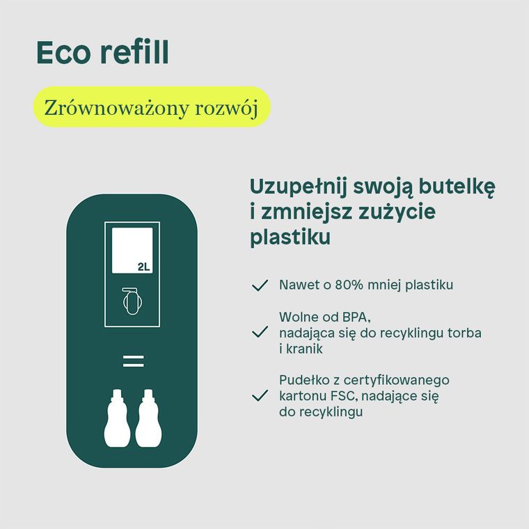 Attitude, płyn do zmywania naczyń i butelek dziecięcych, bezzapachowy, 2l