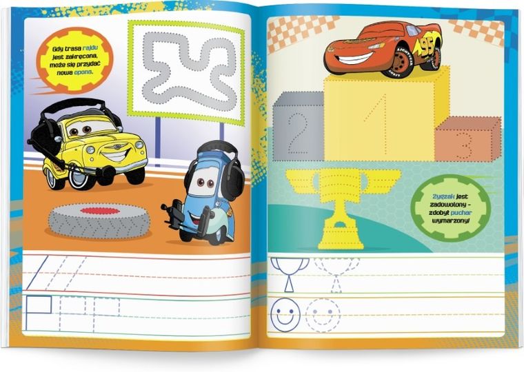 Auta. Rysujemy szlaczki