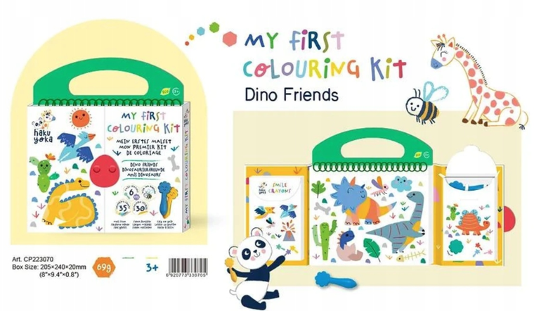 Avenir, Dinozaury, mój pierwszy zestaw do kolorowania