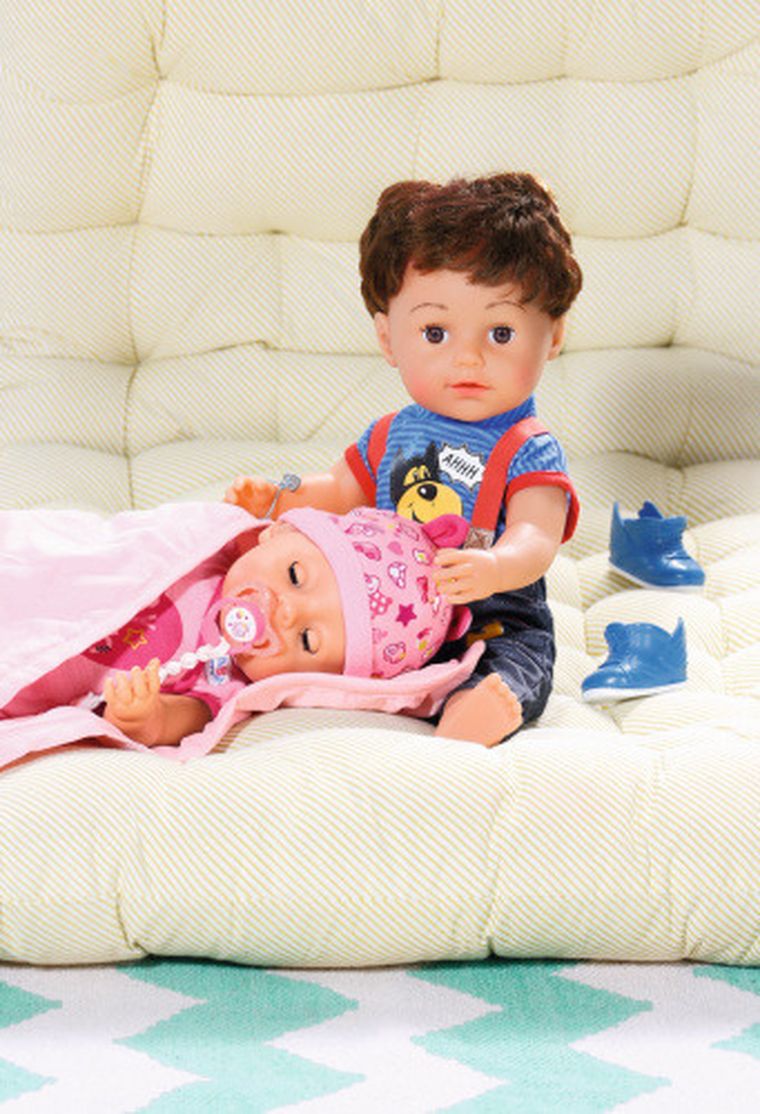 Baby Born, Braciszek, lalka interaktywna, 43 cm