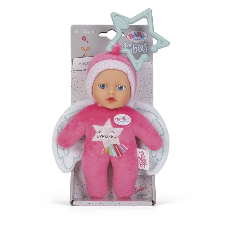 Baby Born, For Babies, Angel, lalka bobas, 18 cm, 1 szt.