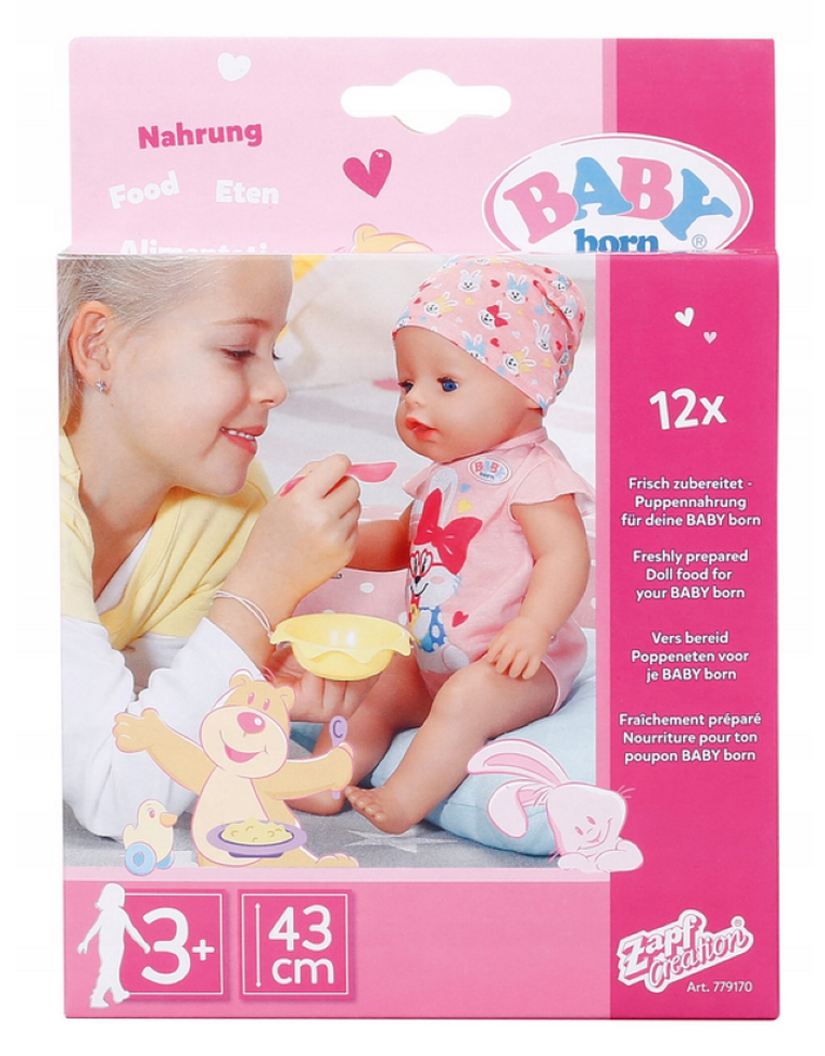 Baby Born, jedzenie dla lalki, 12 szt.