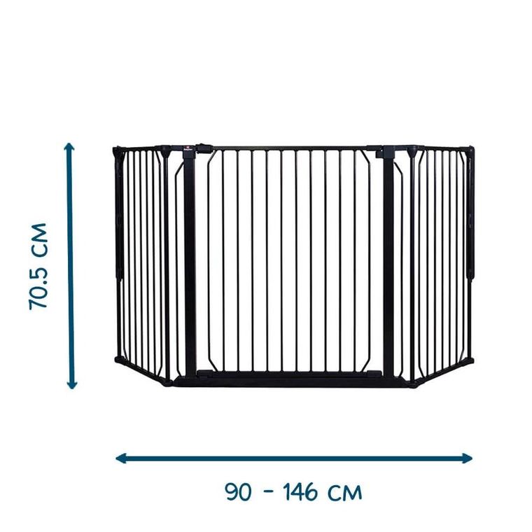 Baby Dan, Carl Wide, bramka ochronna zewnętrzna, czarna