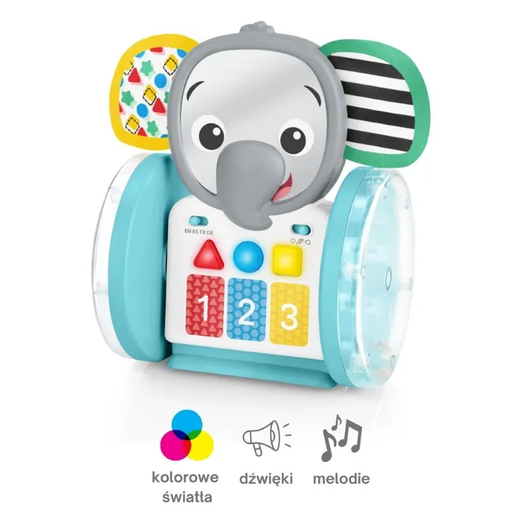Baby Einstein, Chase & Tap, Słonik Earl, muzyczna zabawka interaktywna