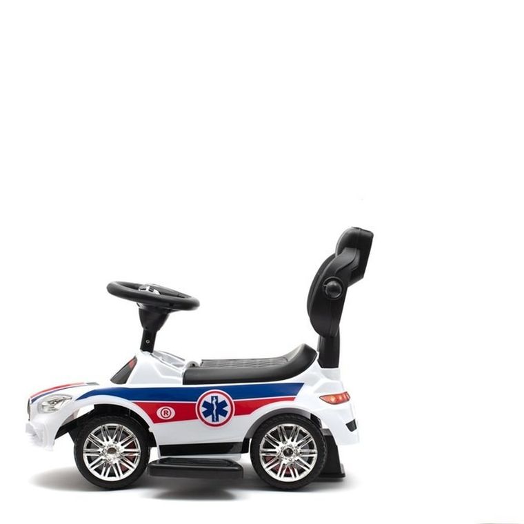 Baby Mix, jeździk z rączką, dźwięk, ambulans