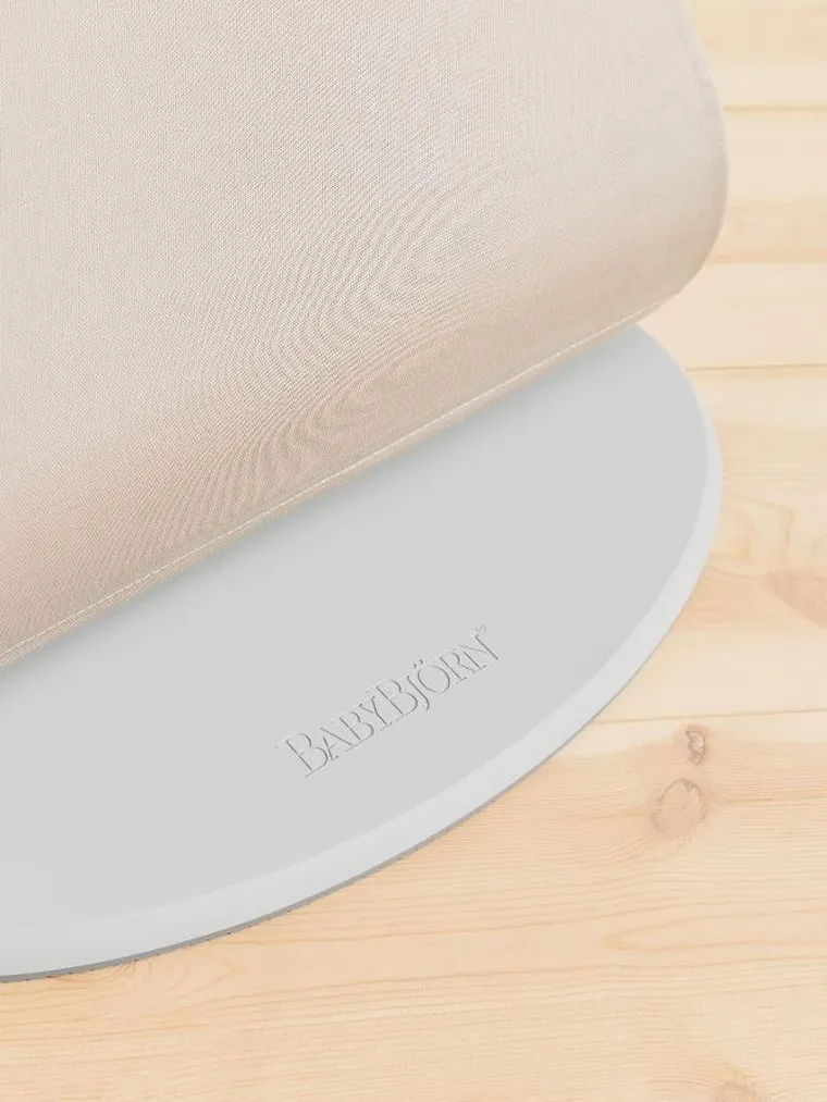 BabyBjörn, Balance Soft Woven/Jersey, leżaczek, beżowy, szary