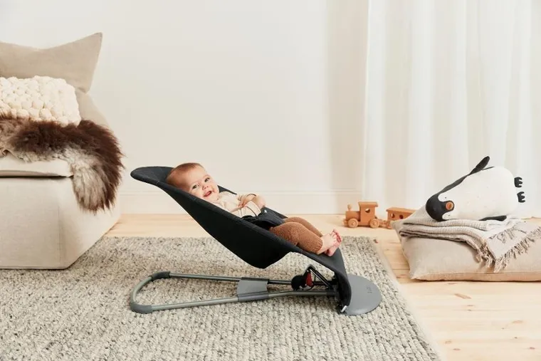 BabyBjörn, Bliss Woven, leżaczek, czarny