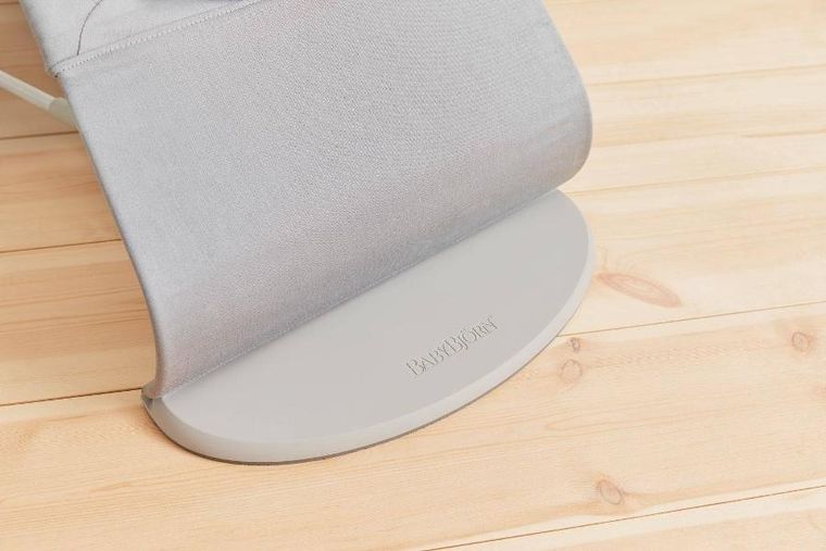 BabyBjörn, Bliss Woven, Petal Quilt, leżaczek, jasnoszary