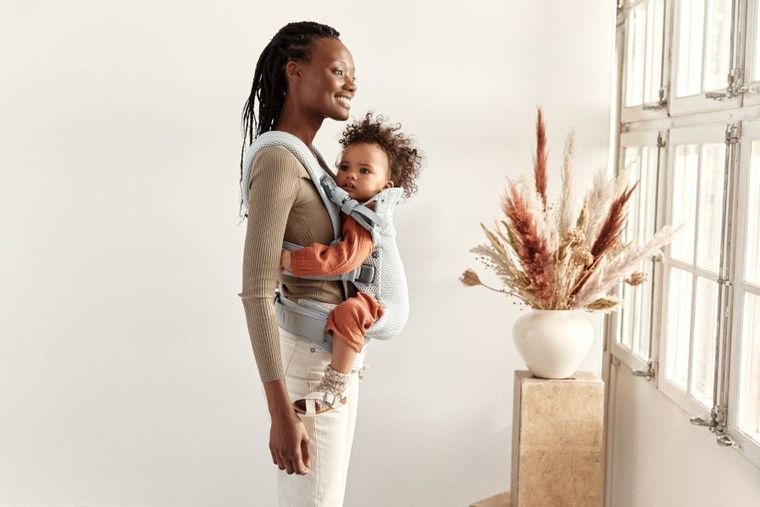 BabyBjörn, Harmony 3D Mesh, nosidełko, srebrne