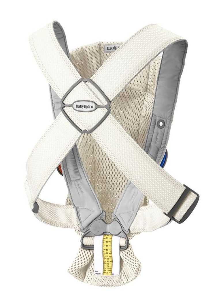 BabyBjörn, Mini 3D Mesh, nosidełko, kremowe