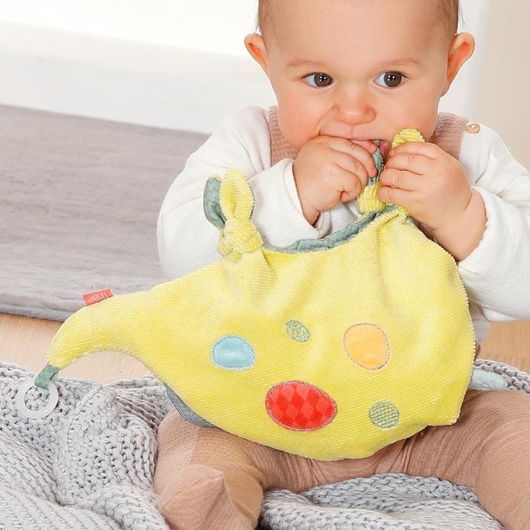 BabyFehn, Wesoły Dinozaur, pierwsza maskotka, pacynka