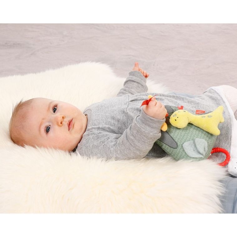 BabyFehn, Wesoły Dinozaur, Wulkan, maskotka z pozytywką