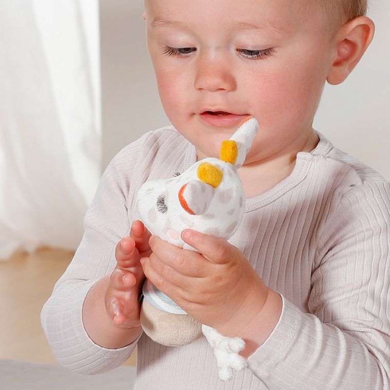 BabyFehn, Żyrafa, Dobranoc, zabawka z grzechotką, świecąca w ciemności