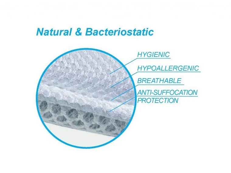 BabyMatex, Aero 3D, poduszka niemowlęca, biała, 37-57 cm