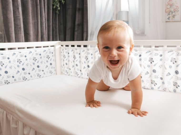 BabyMatex, Bump Air Muslin, Kosmos, ochraniacz do łóżeczka, 360 cm