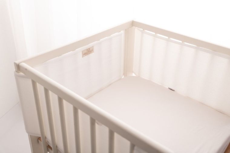 BabyMatex, Bump Air Muslin, ochraniacz do łóżeczka, biały, 180-30cm