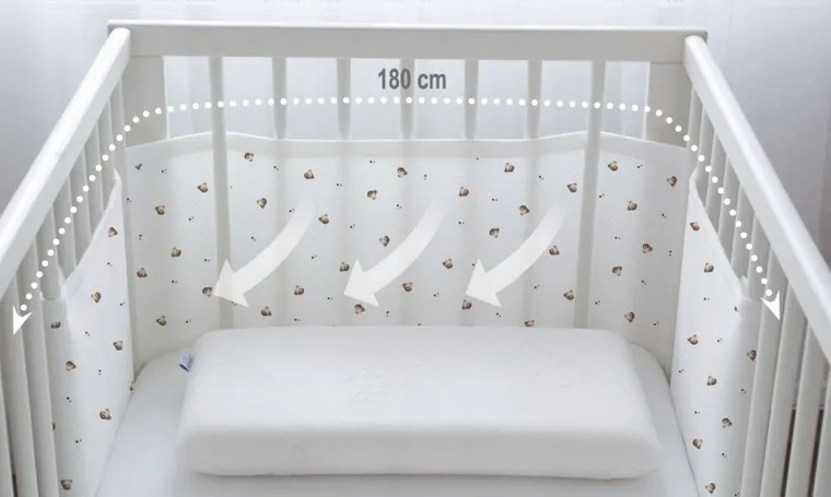 Babymatex, Bump Air, ochraniacz do łóżeczka, 180-30 cm