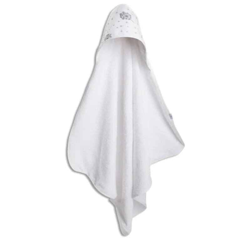 Babymatex, Maxi, niemowlęce okrycie kąpielowe frotte, biały, 100-100 cm