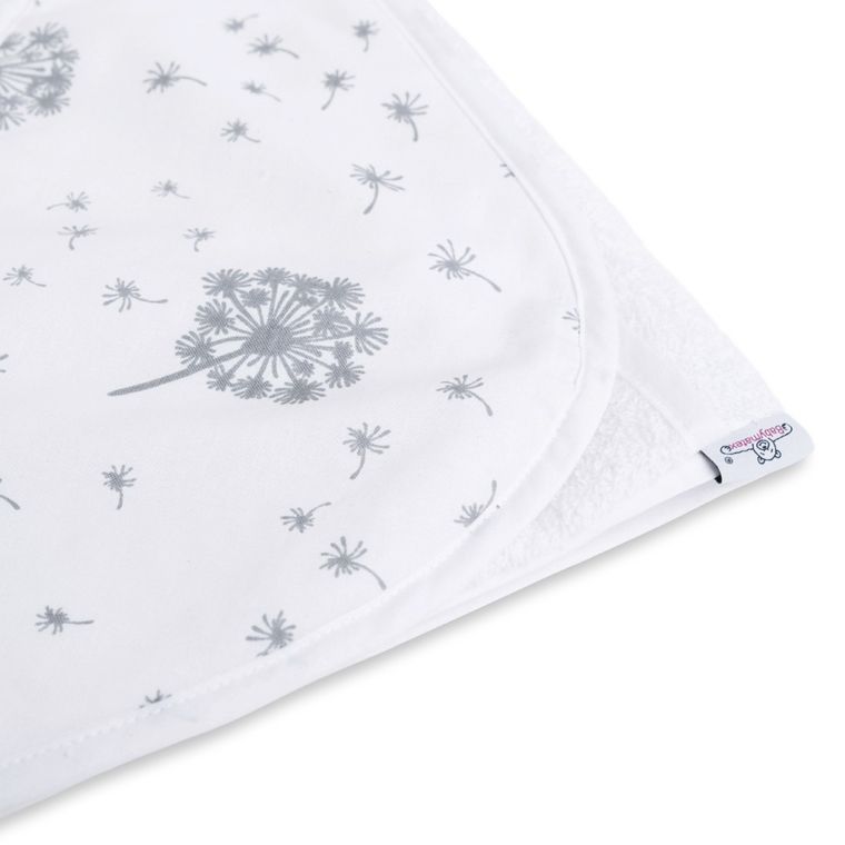Babymatex, Maxi, niemowlęce okrycie kąpielowe frotte, szare, 100-100 cm