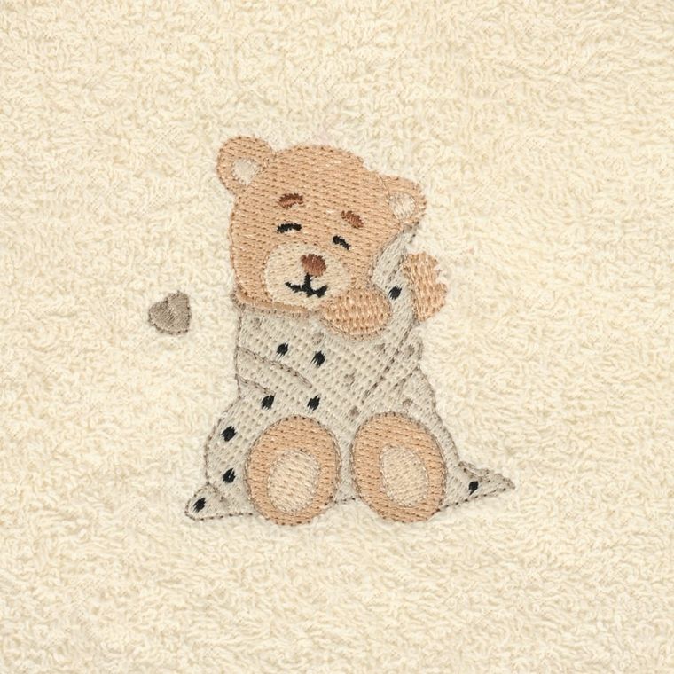 BabyMatex, Maxi, okrycie kąpielowe, niemowlęce, ecru, 100-100 cm