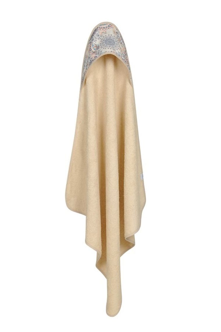 BabyMatex, Maxi Print, Wzory azteckie, okrycie kąpielowe, beżowe, 100-100 cm