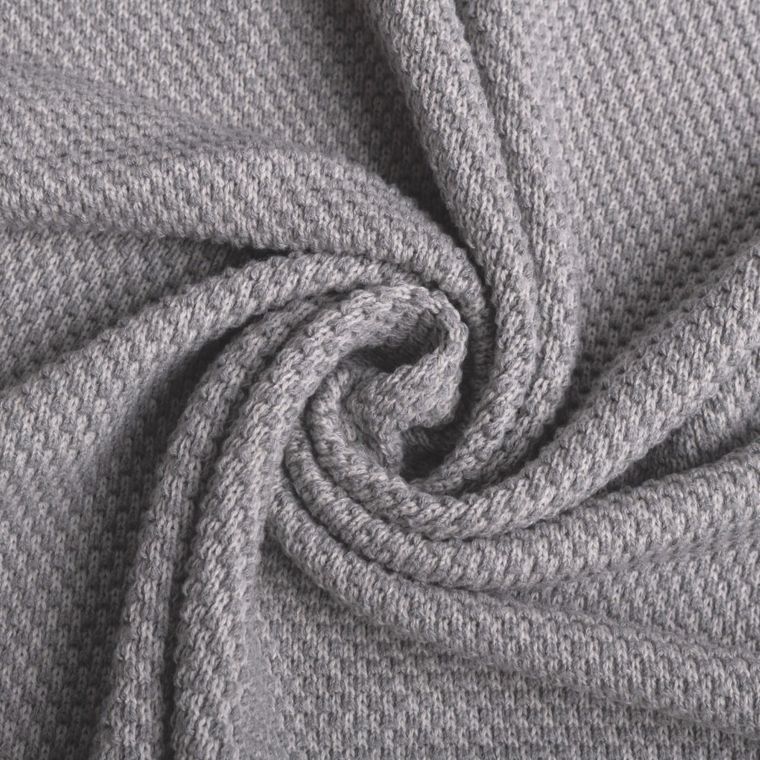 Babymatex, Mini Rattle, kocyk bawełniany, szary, 80-100 cm