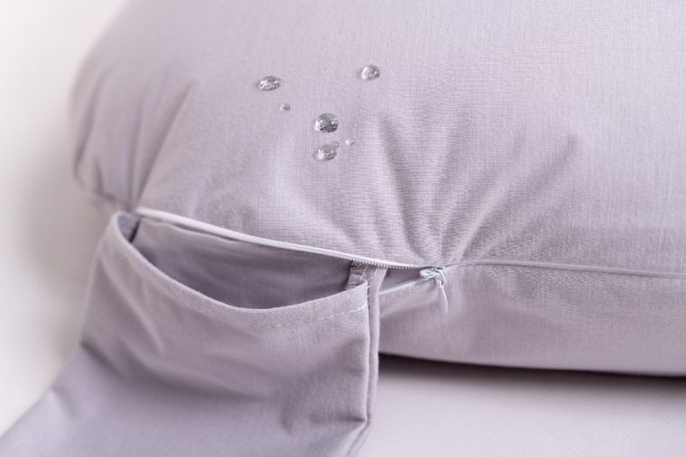 BabyMatex, MiniRelax, Bamboo, poduszka do karmienia pozycjonująca, muślin, lawendowa, 150 cm