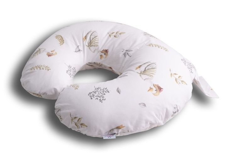 BabyMatex, MiniRelax, Gąski, poduszka do karmienia bawełniana, pozycjonująca, 150 cm