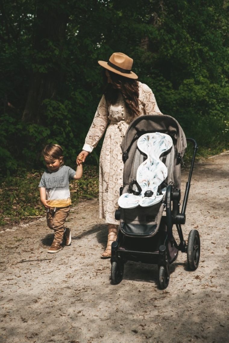 BabyMatex, Paddi'x, Flamingi, wkładka redukująca nacisk do wózka, fotelika, 9-18 kg