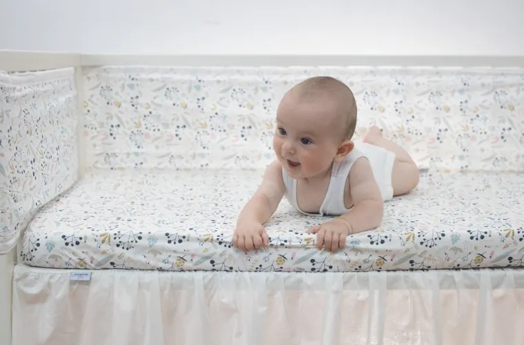 BabyMatex, prześcieradło jersey z gumą, kwiaty 60-120 cm