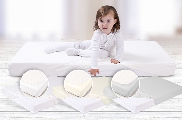 BabyMatex, prześcieradło z gumką, bawełniane, białe, 70-140 cm