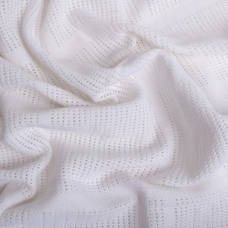 Babymatex, Sisi, kocyk bawełniany, biały, 75-100 cm