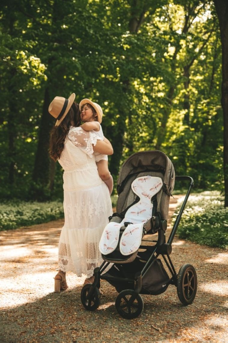 BabyMatex, wkładka redukująca nacisk do wózka, Paddi'x, ważki, 9-18 kg