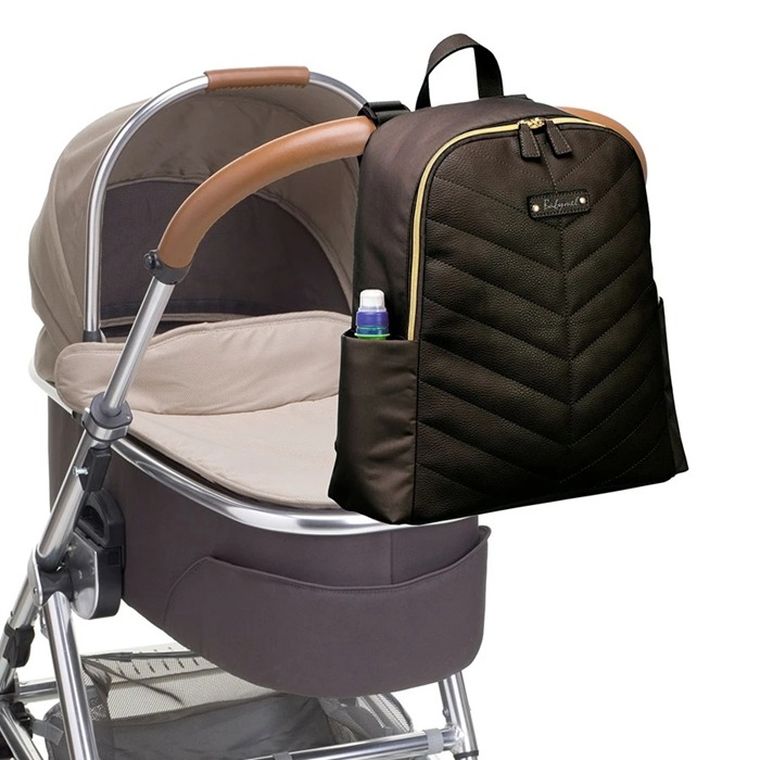 Babymel, Gabby, plecak dla mamy, eko skóra, Black