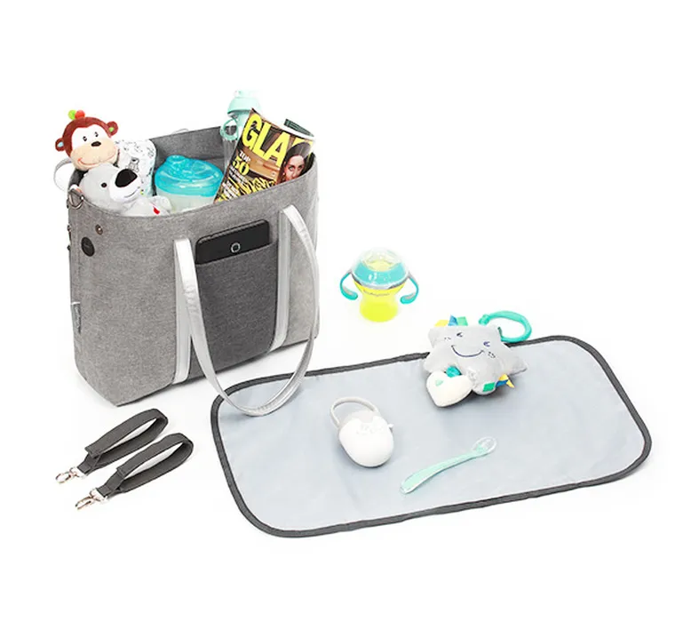 BabyOno, Basic so dynamic! torba dla mamy, szara