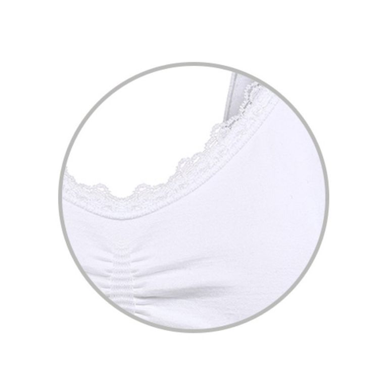 BabyOno, biustonosz do karmienia, biały, rozmiar C75-80