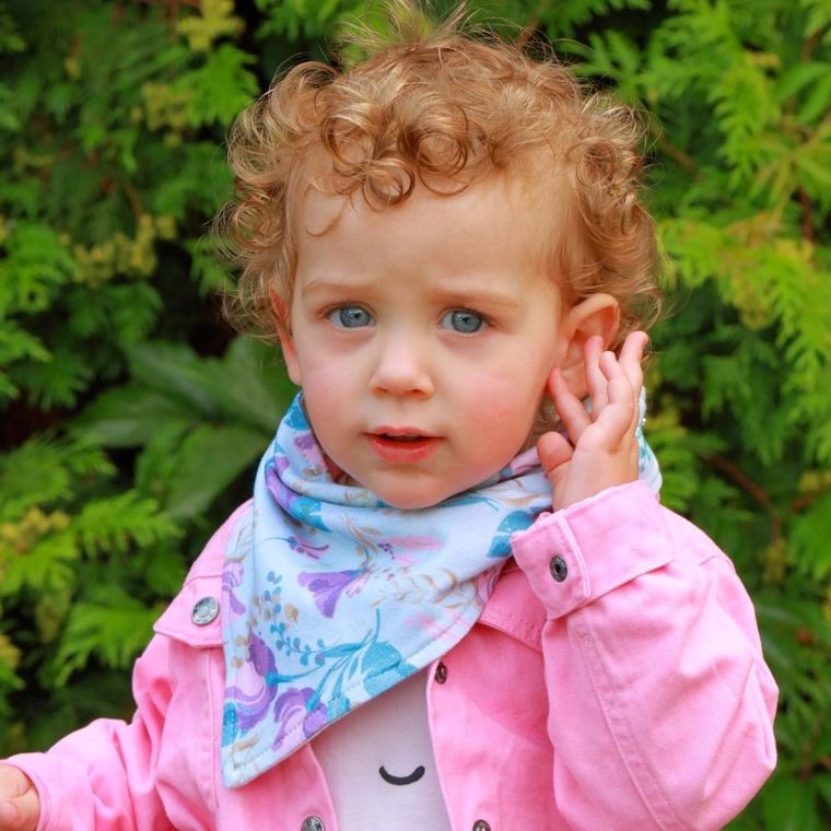 BabyOno, Floral, śliniak, apaszka