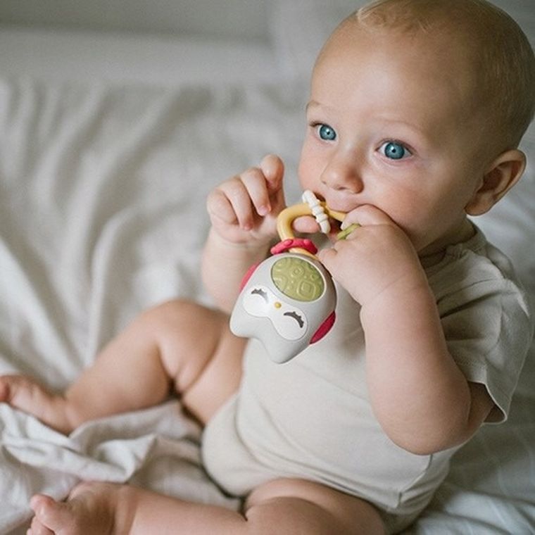 BabyOno, grzechotka z dźwiękiem, sowa