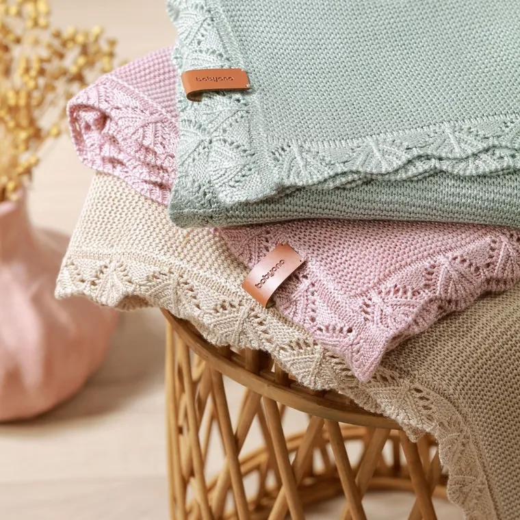 BabyOno, kocyk bambusowy, różowy, 75-100 cm