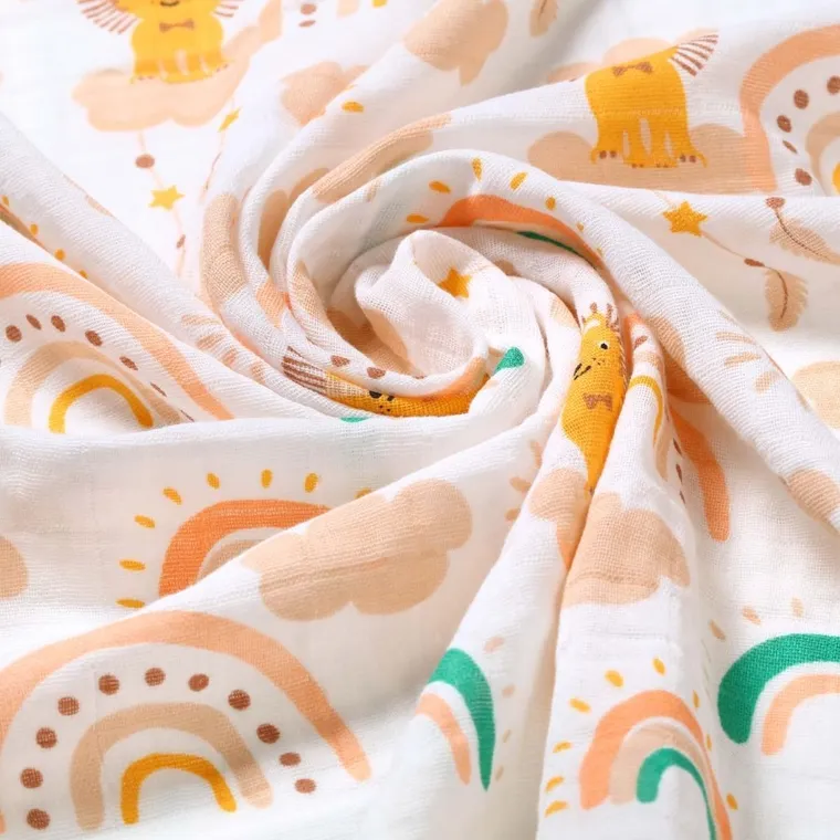 BabyOno, pieluszka muślinowa, beżowa, 3 szt.