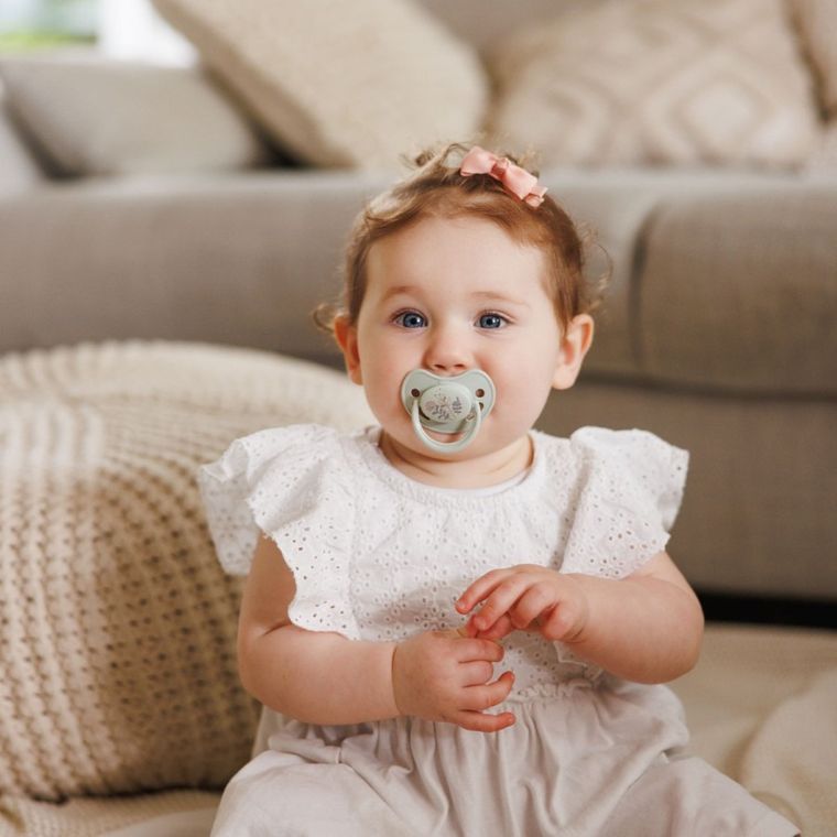 BabyOno, smoczki anatomiczne, silikonowe, 6-18 m