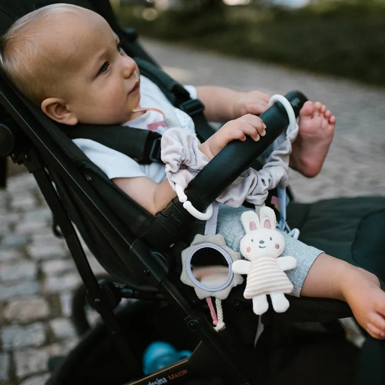 BabyOno, zabawka edukacyjna, zawieszka do wózka i fotelika, nature