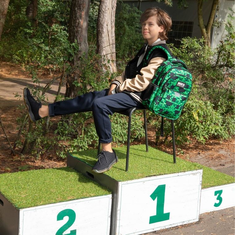 BackUp, plecak szkolny, 3-komorowy, Slinker