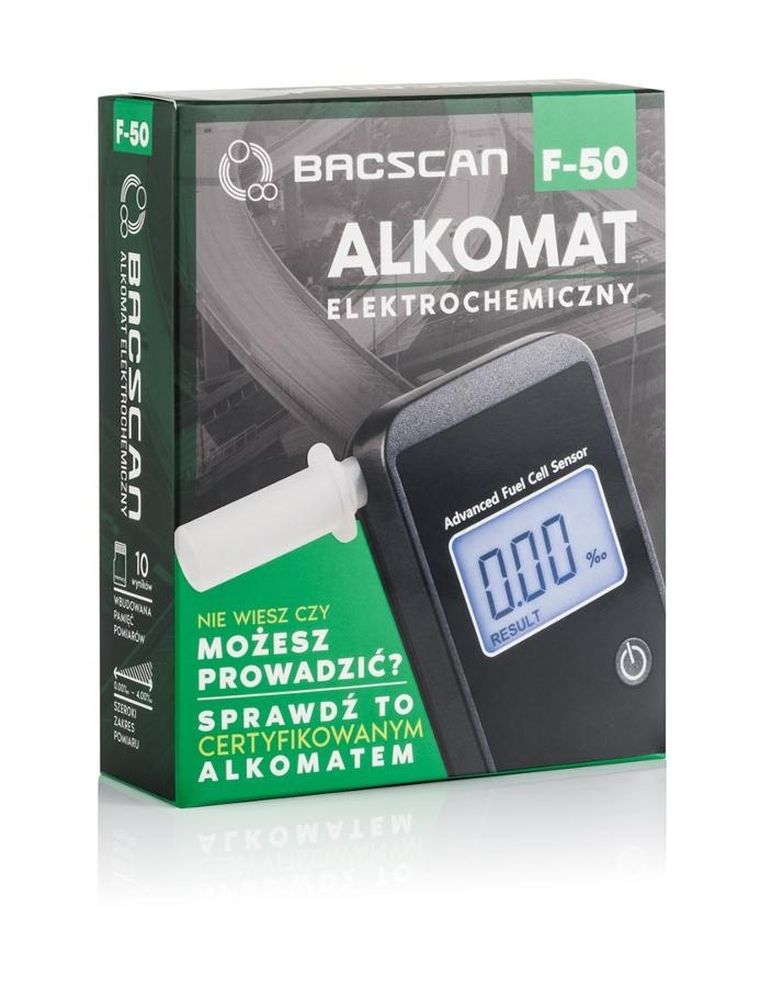 Bacscan, alkomat elektrochemiczny, F-50